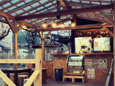 Crepe Shop Mapleの内観